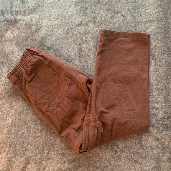 Ardene’s Baggy Wood Brown Straight Legged Women’s Cargos - Picture 3 of 5